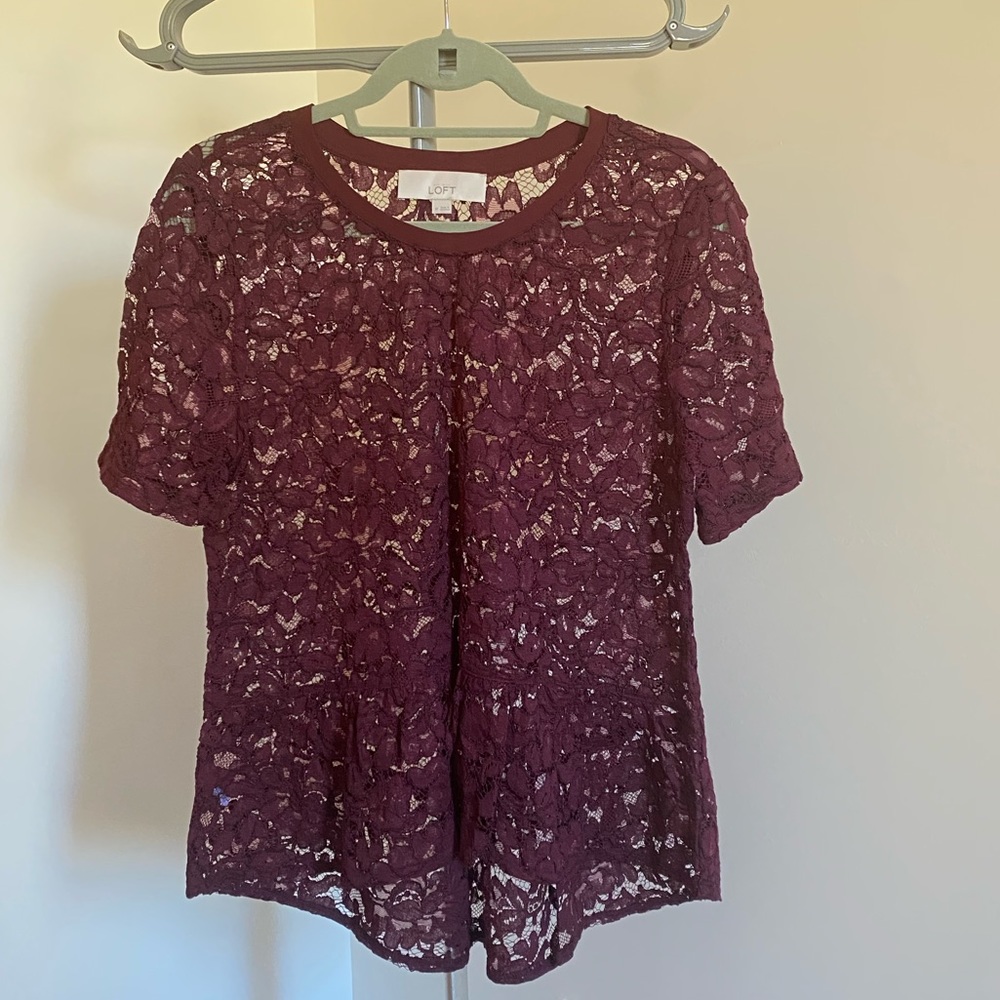 Gorgeous Lace Blouse from LOFT